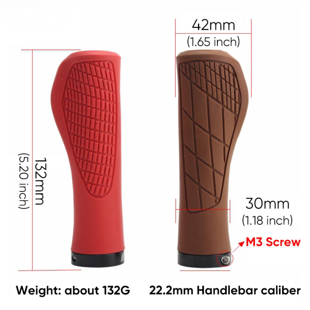 2 Pcs Anti-Slip Bicyle Lockable Grips Ergonomic Bicycle Accessories