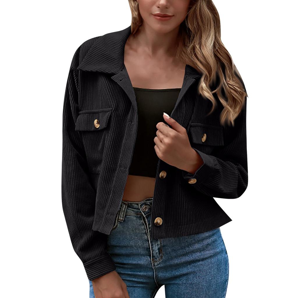 Женская модная однотонная рубашка свободного кроя с винтажными лацканами