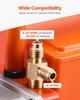 Vacuum Pump 6 CFM HVAC 2 Stage Rotary Vane Vacuum Pump Oil Included