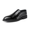 Fashion Spring New Versatile Black Men's Loafers Fashionable Men's Business Dress Shoes Lightweight Low Top Shoes Commuting Daily Shoes