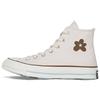 Golf x Chuck Taylor All Star 70 le Fleur X Chuck70 Коллаборационные высокие парусиновые кеды унисекс молочно-белого цвета с маленьким цветком