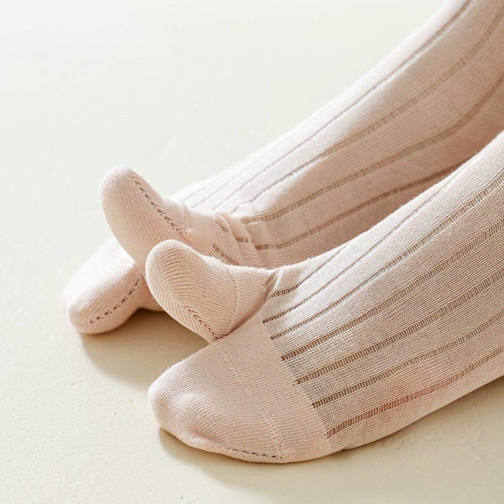 Knee High Two Toe Stockings Thin Mid-tube Stocking Women Breathable JK Calf Long Socks Lolita JK