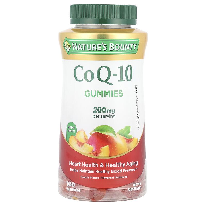 CoQ-10 Gummies, Peach Mango, 100 Gummies (100 mg per Gummy)