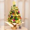Display Craft 45cm Height Tabletop Christmas Tree Colored Balls PVC Artificial Xmas Tree Mini Christmas Tree Set Home Decor
