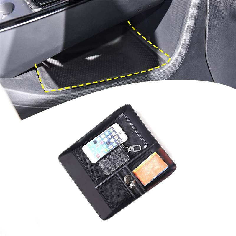 For Ford Mustang Mach-E 2025-2025 Central Control Lower Storage Box Organizer Tray Spare Parts Accessories-A99D