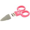 Мультяшная USB-флешка Красные ножницы Ножницы Модель портного Массовое хранилище Флеш-накопитель Карта памяти 64 ГБ