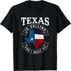 Техас зовет, и я должен ехать Футболка с надписью Texas