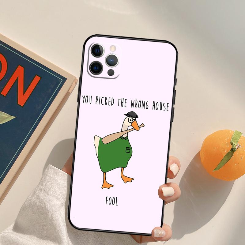 Чехол для телефона Untitled Goose Duck Game для iPhone 16 15 14 Pro Max 11 12 13 Pro Max Mini XR 16 15 Plus 16e