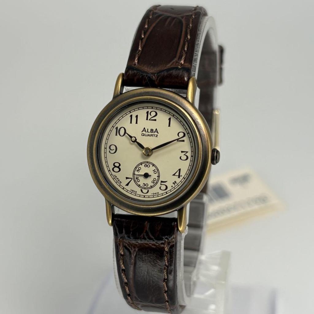 [USED] SEIKO Alba Quartz Wristwatch with Small Seconds, Battery Replaced