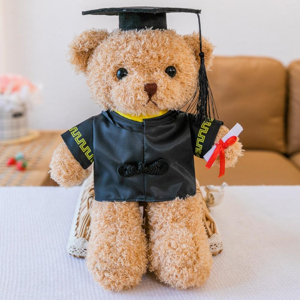 30cm Cute Stuffed Animal Doll Soft Graduation Gift Creative Doctor Bear Plush Toy Graduation