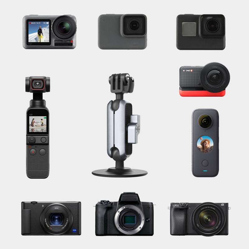 Quick Release Magnetic Mount Rotation Car Holder Stand for /360 Sports Camera Accessory