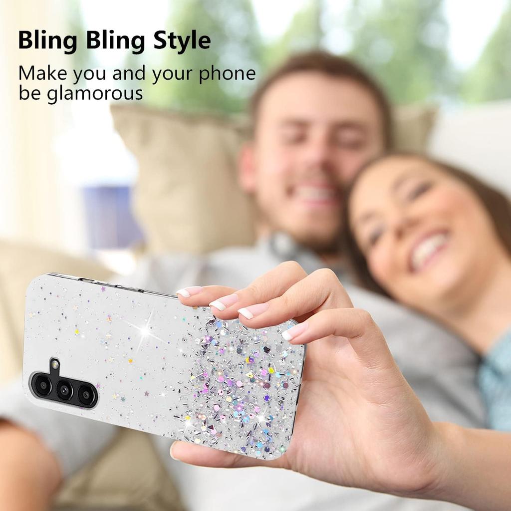 Чехол для Samsung Galaxy A15 A14 A54 A25 A35 A55 A24 A34 A05 A04 A13 A23 A33 A53 A52 iPhone 14 15 12 13 Pro Max блестящий блестящий силиконовый мягкий тонкий чехол