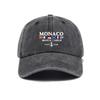 Винтажная стираная морская бейсболка "MONACO MONTE CARLO", регулируемая папина кепка яхт-клуба для мужчин и женщин