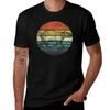 Capybara Retro Sunset Animal Lover Capybara Silhouette Tshirt Festival Casual Short Sleeve