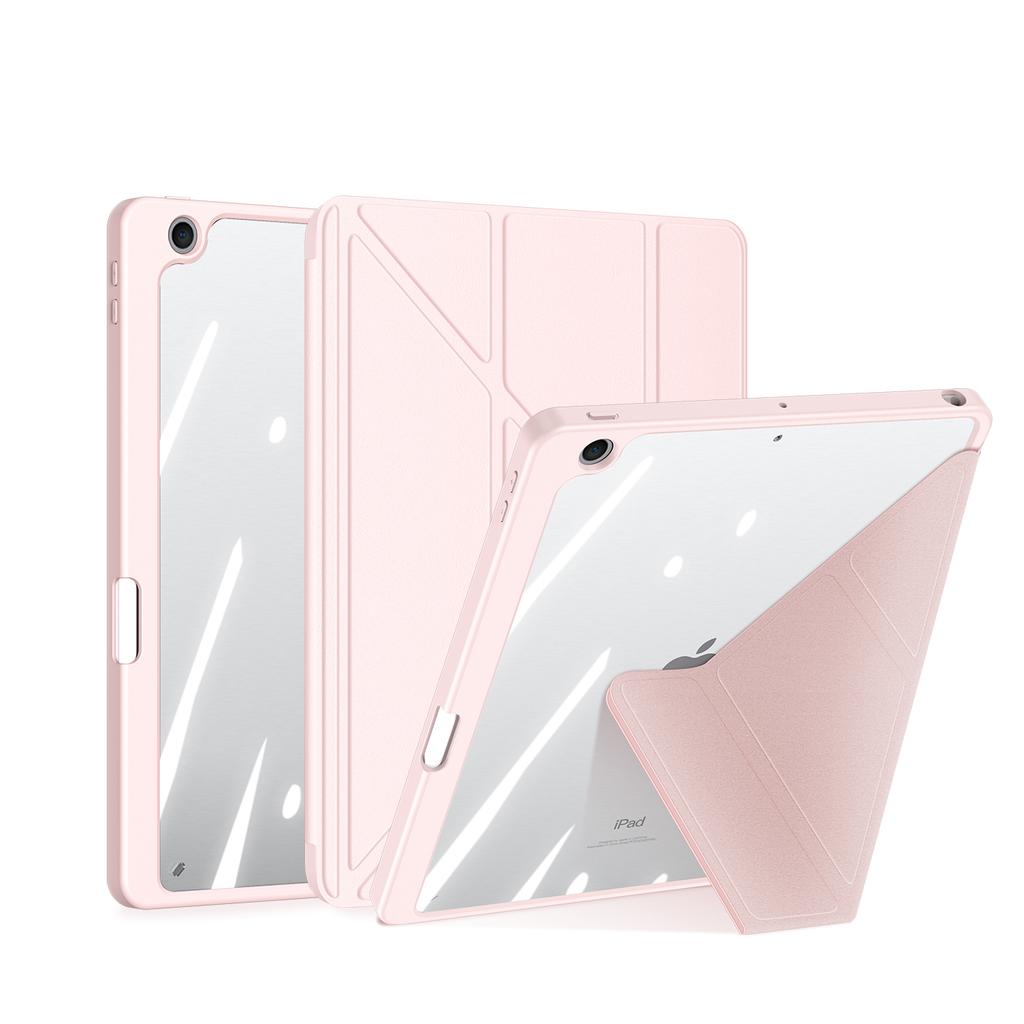 For Apple iPad Air 11'' M4 10.2 2026/iPad Pro 12.9/11 iPad Air 4 5 Case Detachable Tablet Multiple Stand Angles Clear Back Cover