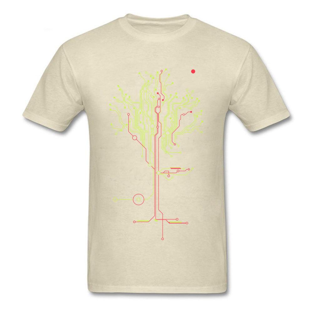 Men's Tops Tees Tree of Tomorrow IC Circuit Board Creative Design Youth Tshirt Oversized Fashion Cool Tops Tees Sweatshirt