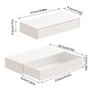 White Under Desk Storage Box Hidden Design Storage Box Hidden Storage Organizer Organizer Drawer Self Adhesive