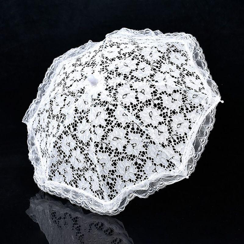 Кружевной свадебный зонтик для съемки, женский костюм, аксессуар, украшение для свадебной вечеринки, реквизит для фотографий