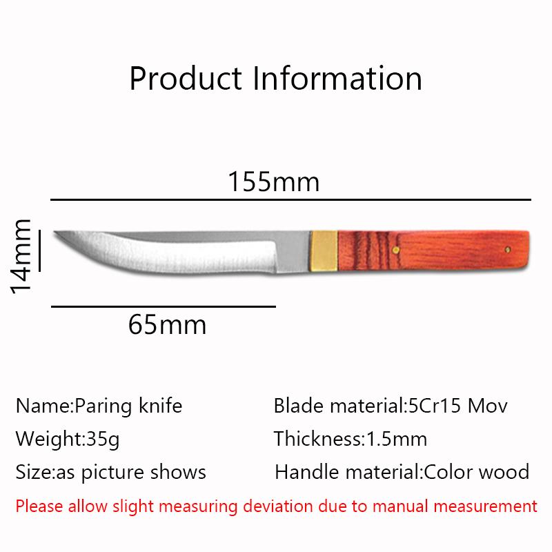 Stainless Steel Fishing Knife Kitchen Meat Knife Barbecue Boning Knife Fruit Knife