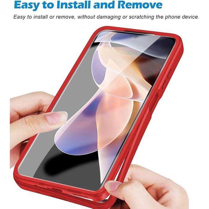 Coque pour Xiaomi 15 Ultra, Protection 360 Rigide Bordure Renforcée Intégrale Solide - Rouge