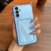 Чехол для телефона Samsung Galaxy M55 5G M54 В стиле Ins Слот для карт Четыре угла Подушка безопасности Защитный чехол от падения