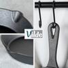 Set Of Cast Iron Frying Pans With Silicone Cover Cast Line 20 Cm / 30 Cm 2 Pcs.