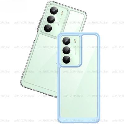 Прозрачный чехол для телефона для Realme C71 Чехол Противоударный Силиконовый Цветной Прозрачная Задняя Крышка для Realme C71 Чехол для Realme C71 C73