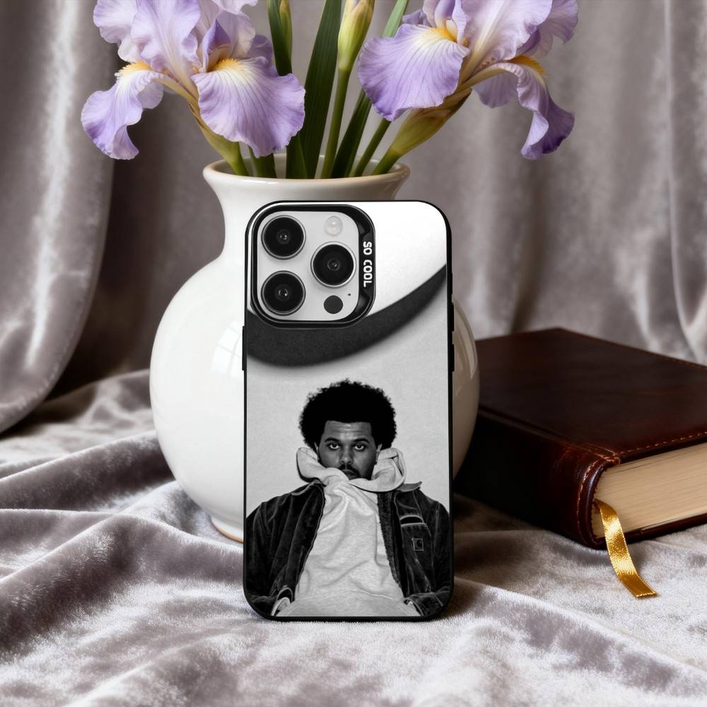 T-The-E Талантливый W-Weeknd-D Чехол для телефона для iPhone17,16,15,14,13,12,11 Plus,Pro Max Черный Конфетный серебристый чехол для телефона