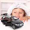 1:32 Совместимость с моделью внедорожника BMW X5, игрушечный автомобиль из цинкового сплава, игрушечный автомобиль со звуком и светом для детей, подарок для мальчиков и девочек