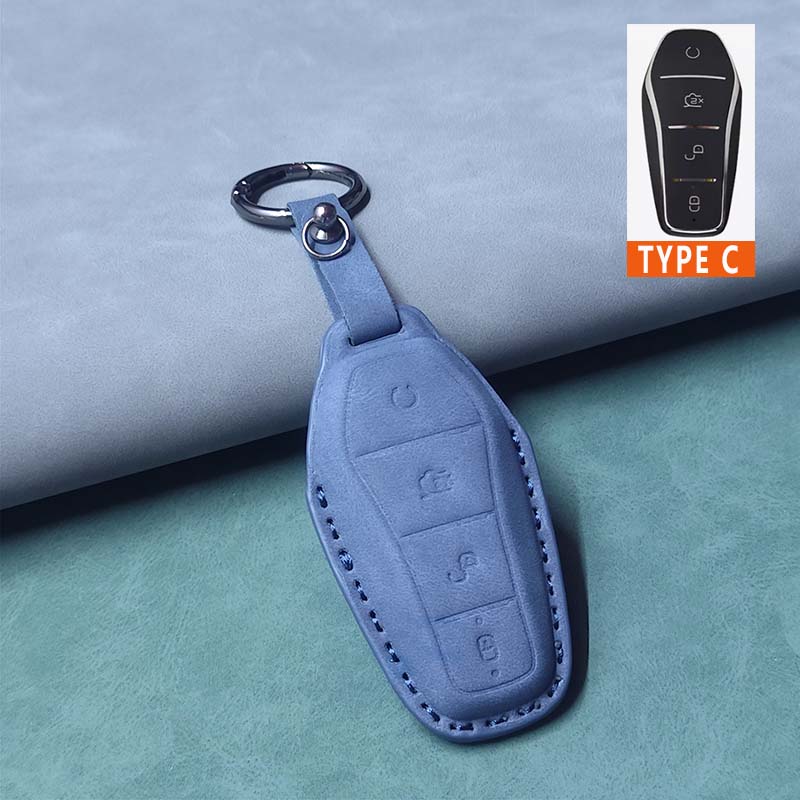 Чехол-оболочка для брелока автомобиля Fob Для BYD Song Plus Atto 3 Han EV Tang DM Qin Seal Dolphin Прочные Роскошные Бесключевые Аксессуары