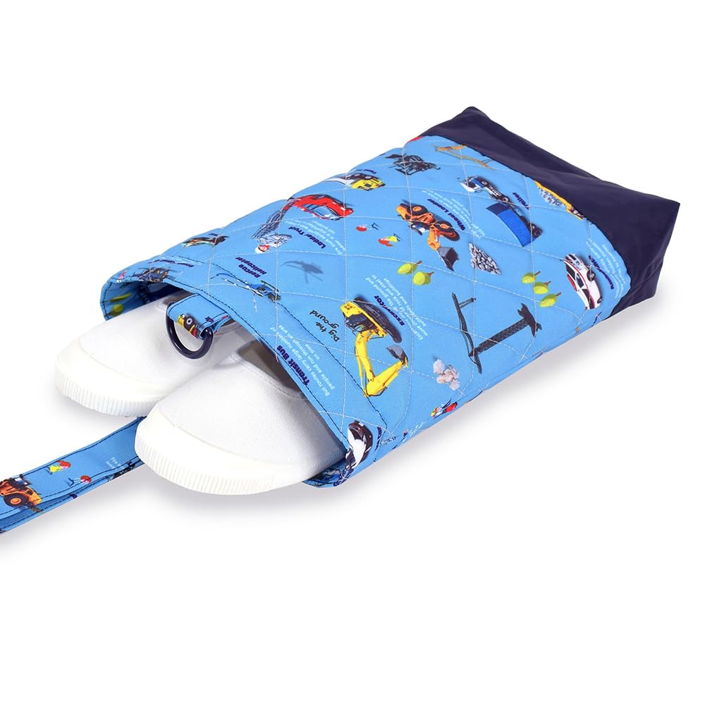 COLORFUL CANDY STYLE Gusseted Bag and Drawstring and Perfect for Preschool and School Cute for Car Encyclopedia NS781700 3-Piece Set (with Reflector)