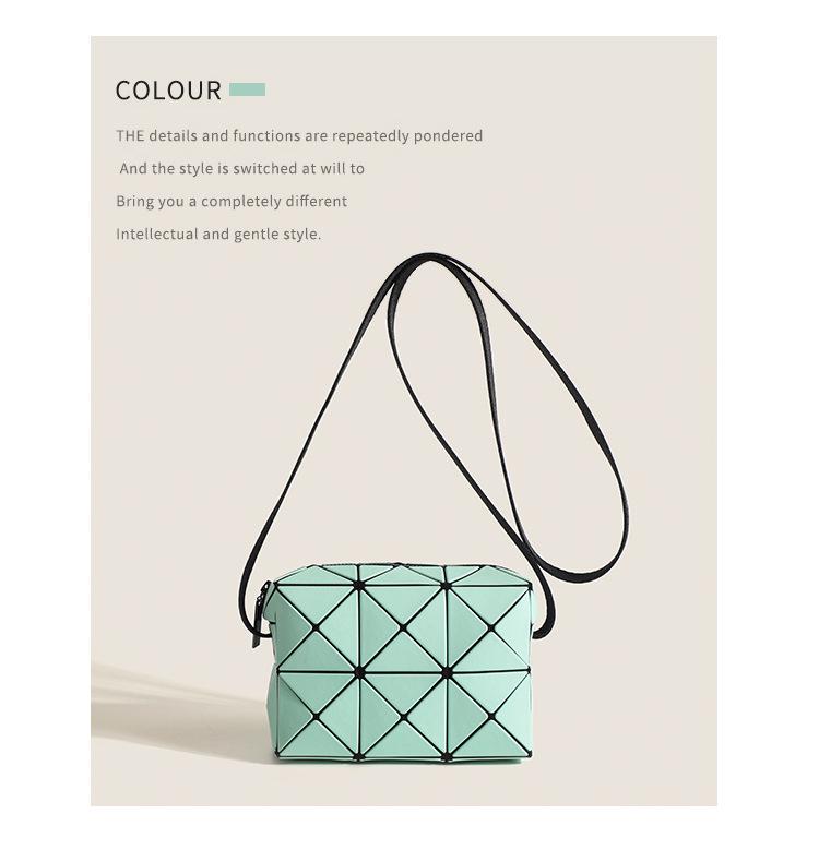 Miyake 2024 женская сумка-мессенджер с геометрическим узором и ромбами Cupid, небольшой квадратный универсальный дизайн