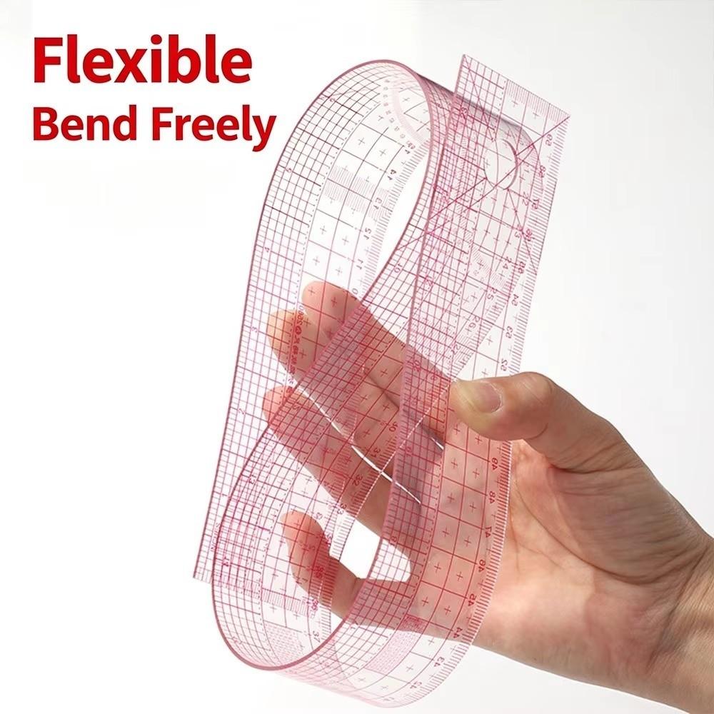 High Precision French Curve Ruler Clear Lines Dressmaking Ruler Tailoring Template Dressmaking