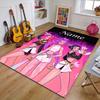 Custom KPop Demon Hunters Mat Personalized Name, Polyester Washable Indoor Entryway Rug, Gift for Christmas, Easter, Thanksgiving Day