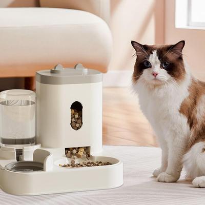 Автоматическая кормушка для кошек Smart Pet Food Dispenser Автоматический дозатор корма для кошек Миска для кошек и собак с диспенсером для воды Аксессуары для домашних животных Новые