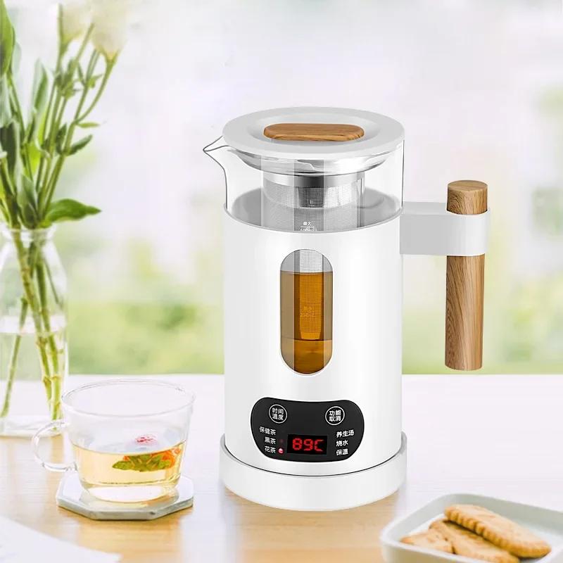 Мини-многофункциональный электрический чайник из нержавеющей стали, сохраняющий здоровье, стеклянный чайник для заваривания теплого чая, бутылка для подогрева горячей воды
