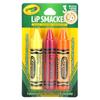 Lip Smacker, Crayola, lip balm, variety pack, 3 packs, 4 g (0.14 oz) each