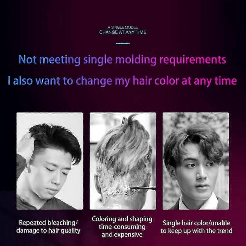 Воск для окрашивания волос Mofajang, Мгновенный воск для окрашивания волос Временный крем-глина для укладки волос 4,23 унции