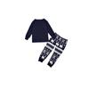 Christmas Prints Family Matching Long Sleeve Tops+Pants Set Family Matching Sets