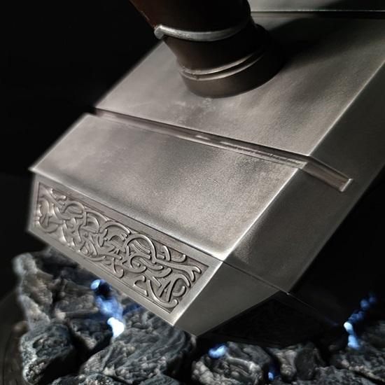 Реплика реквизита для фильма в масштабе Молота Мьельнира, Молот Громовержца для косплея, подарки с Молотом Мьёльнира