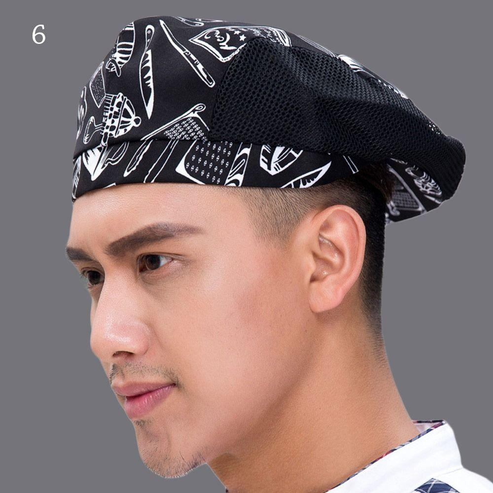 Сетчатая дышащая пыленепроницаемая кулинарная гигиеническая аксессуары для ресторанов, поварская шапка, кепка шеф-повара, рабочая шапка