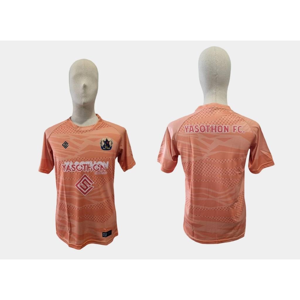 Футбольная лига Таиланда, футбольный клуб Yasothon FC United TEAM, тренировочная футболка с принтом, круглый вырез, унисекс, для мужчин и женщин, быстросохнущая, с коротким рукавом, униформа