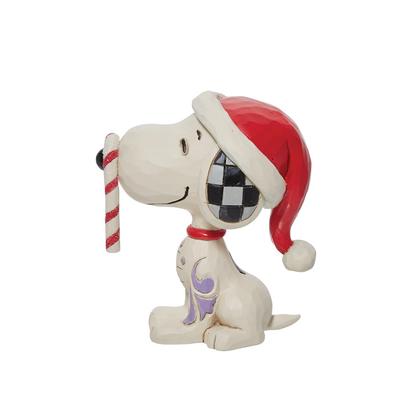 Мини-фигурка Enesco Jim Shore Peanuts Snoopy Glitter Candy Cane