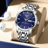 Men's Watch Men's Watch Quartz Famous Watch Student Steel Belt Waterproof Fully Automatic Non-Mechanical Watch