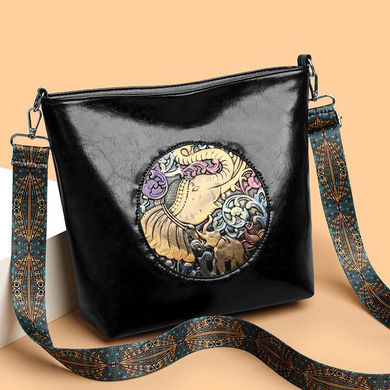 Ретро простая женская сумка на плечо маленькая квадратная сумка портативная диагональная сумка