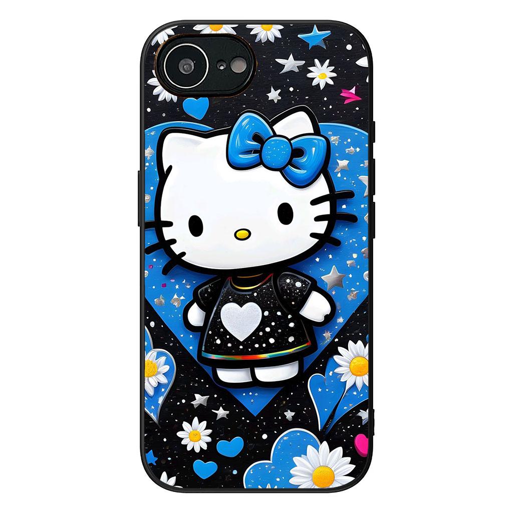 Cover for Apple iPhone 16 15 14 Plus 13 12 Mini 17 Pro Max + ProMax 16E Air Phone Case Hello Kitty Cat PInk