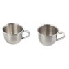 Anti-fall 304 Stainless Steel Tea Cup 60ml Coffee Mug Mini Juice Cup  Outdoor