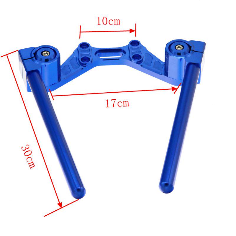 LMoDri мотоциклетный регулируемый руль с ЧПУ, съемная система руля, пит-байк, мотоцикл для бездорожья, мотоцикл
