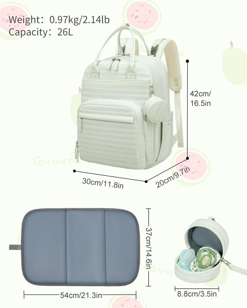 Вместимость сумки 18 мам с термобельем для пеленания, подвесные детские принадлежности для подготовки к родам [Морской выбор] Рюкзак для мам, рюкзак для мам (Большой /