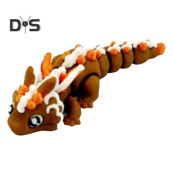 Яйцо таинственного дракона, красочное пасхальное яйцо дракона, напечатанное на 3D-принтере, подвижная шарнирная игрушка-дракон, пасхальная корзина, наполнители, подарки для любителей фэнтези